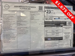 2024 Nissan Pathfinder Platinum in Salina, KS - Marshall Nissan