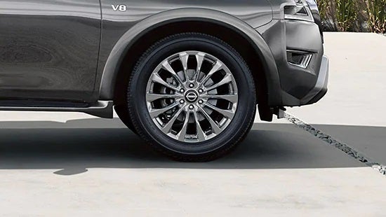 2023 Nissan Armada wheel and tire | Marshall Nissan in Salina KS