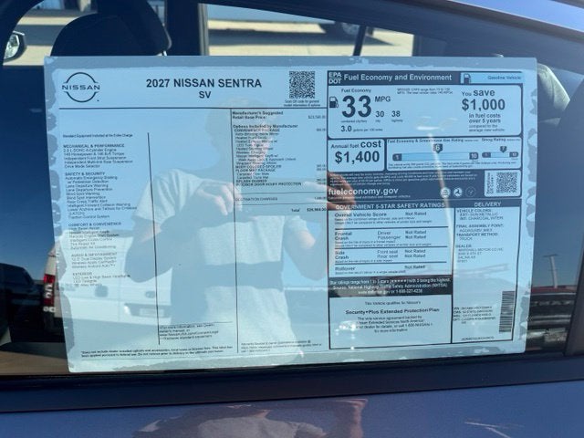 2027 Nissan Sentra SV