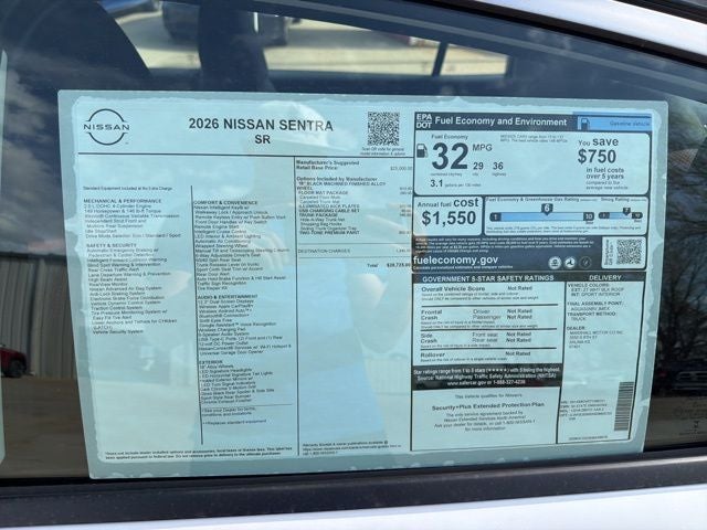 2026 Nissan Sentra SR