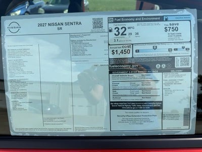 2027 Nissan Sentra SR
