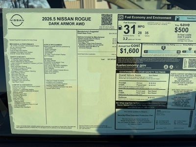 2026 Nissan Rogue Base